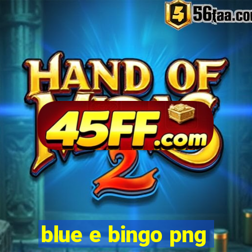 blue e bingo png